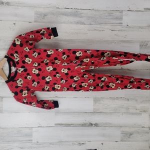 Disney Mickey and the Roadster Racers fleece zipup onesie pajamas Size 5T
